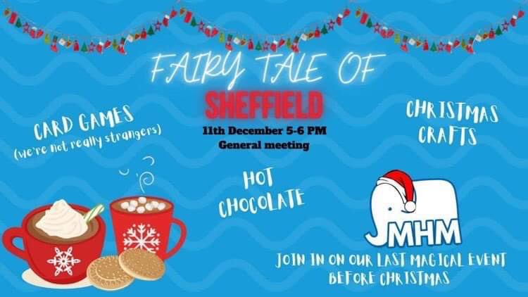 Join Mental Health Matters Society in our final event of the year!

We will be playing card games, making Christmas crafts (with household items), and getting to know each other 😊.

Bring some hot chocolate and join in on the fun! 🥰☕️☃️

#mentalhealthmatters