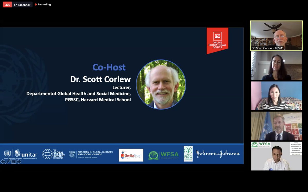 DVervoort94's tweet photo. Kicking off 6th #NSOAP webinar @surgfoundation @UNITAR w/ opening words from co-hosts Dr. @GeoffIbbotson & Dr. @ScottCorlew
This week's topic is the role of NGOs, academic institutions, professional associations & other non-state actors in supporting the NSOAP process.
Do join! https://t.co/0vIcDcZJxq
