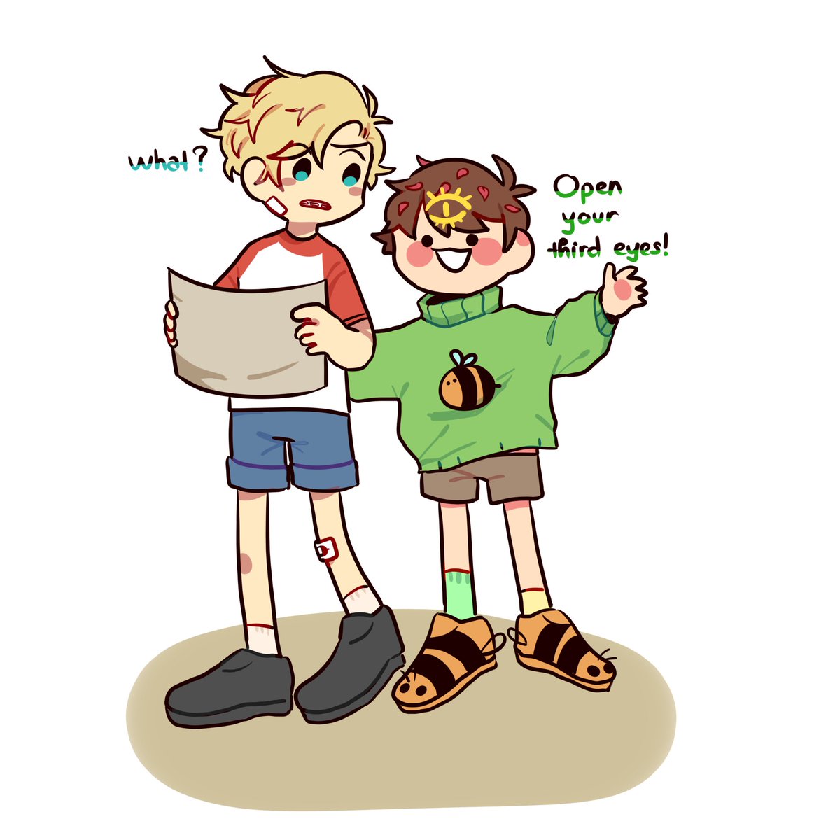 Russa Commission Open Tommy And Tubbo As Gravity Falls Character Ddd Idea From Mc Gober Tommyinnitfanart Tubbofanart