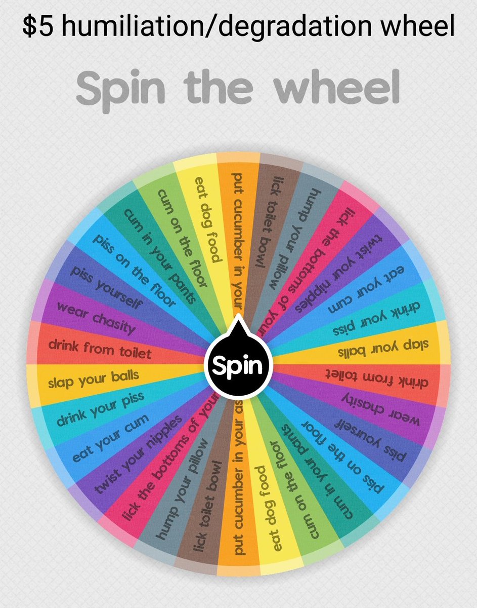 HeavenFindom's tweet photo. who wants to spin one of My task wheels? to play you must send the deposit amount and I expect 📸 proof that you did the task.

$goddessheavyn

findom . finsub . humiliation . degradation . sissy . sisifaction . femdom https://t.co/bFFy4mS1kr