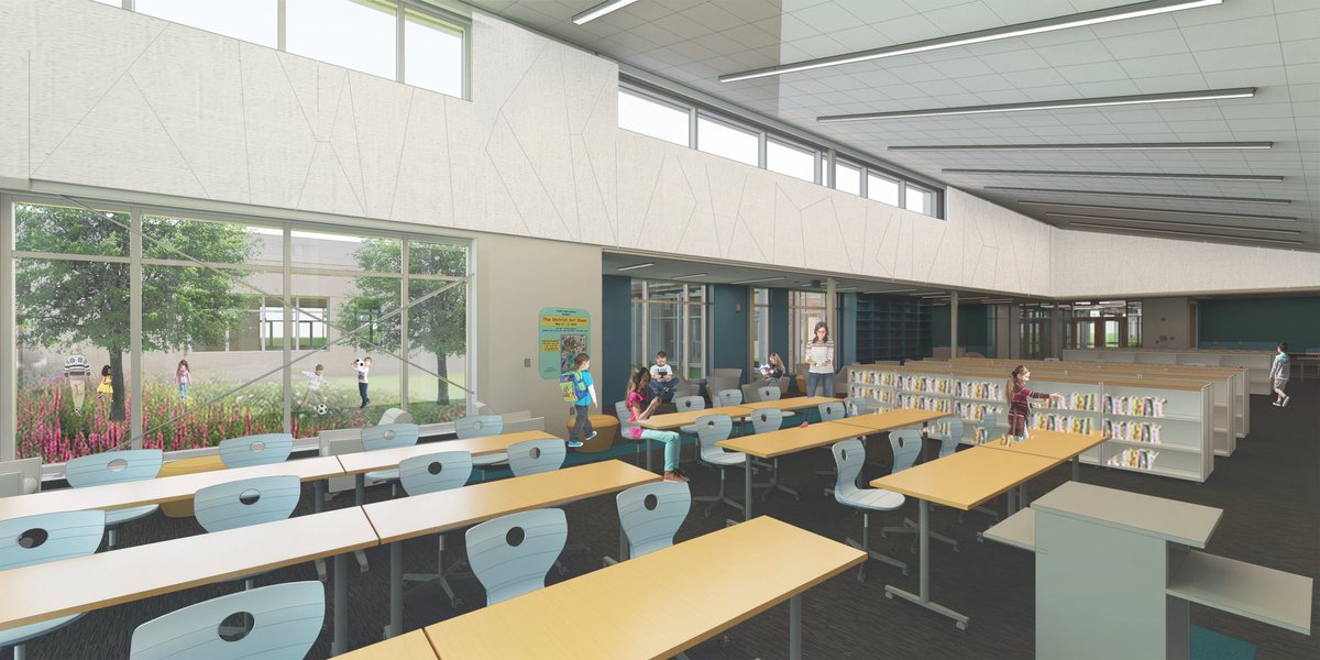 ewingcole's tweet photo. The Lincoln Public Schools Baffield Road Campus renovation and expansion supports 21st Century learning and is #NetZero ready https://t.co/20aIAnV1oh #ECdesign #renderings #portfolio https://t.co/efOdjZrPPV
