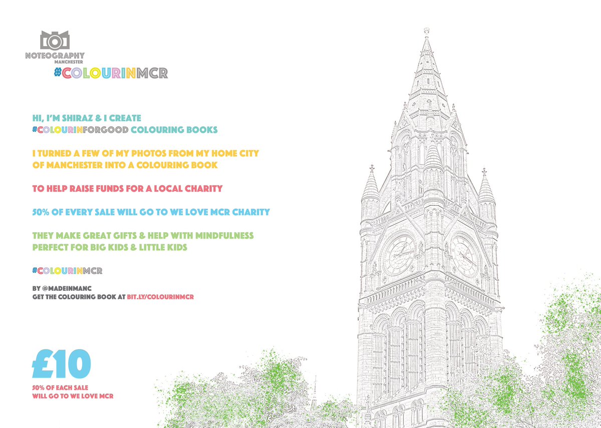 madeinmanc's tweet photo. Love #Manchester? Course you do π
Check out my Colouring Book of Manchester π
It supports @MCR_Charity π
With 50% of all proceeds going to help improve the life chances of #Manchester communities β€οΈ
#ColourInMCR
#ColourInSanta
#ColourInForGood at https://t.co/wjBBgnavq9 https://t.co/rtkZV0w4d2