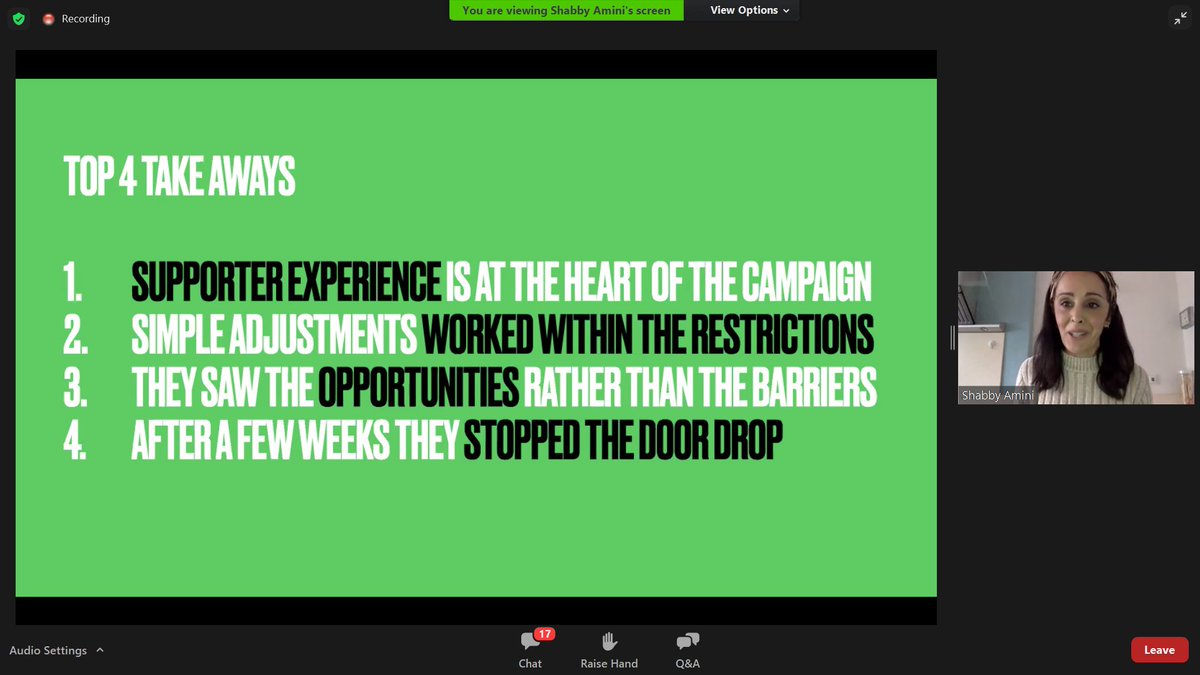 Did neighbourhood door drop here they were going to visit. Included opt out - an orangutan sticker.Safe distance: a conversation starting rolled out orangutan mat!Made sure supporter experience was best it could be. Increased sign-ups after lockdown. @shabbyamini  #IWITOT