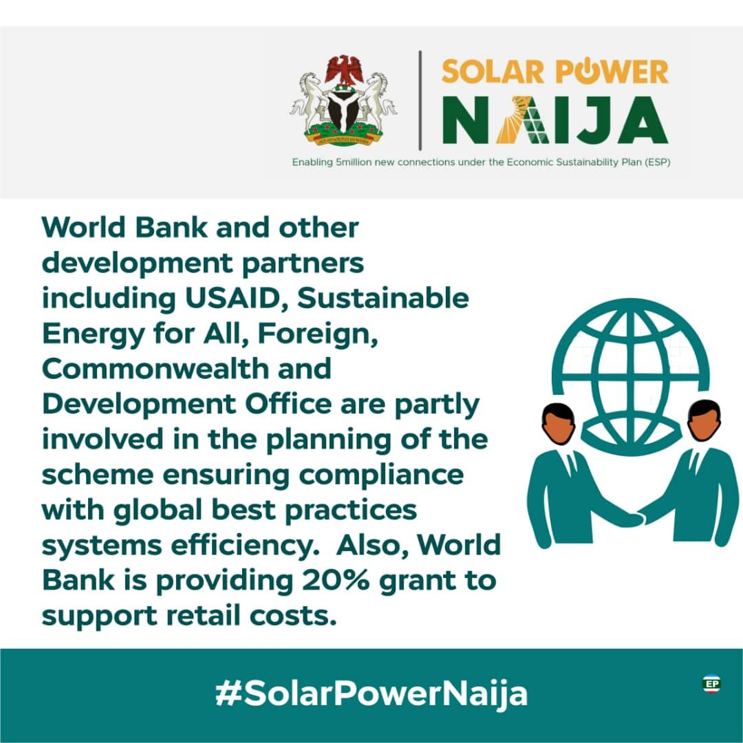 “I take this opportunity to encourage the private sector to be proactive in leading the charge against recession and poverty in our country. The Federal Government is not under any illusion that it can do this on its own” – Vice President Prof Yemi Osinbajo #SolarPowerNaija