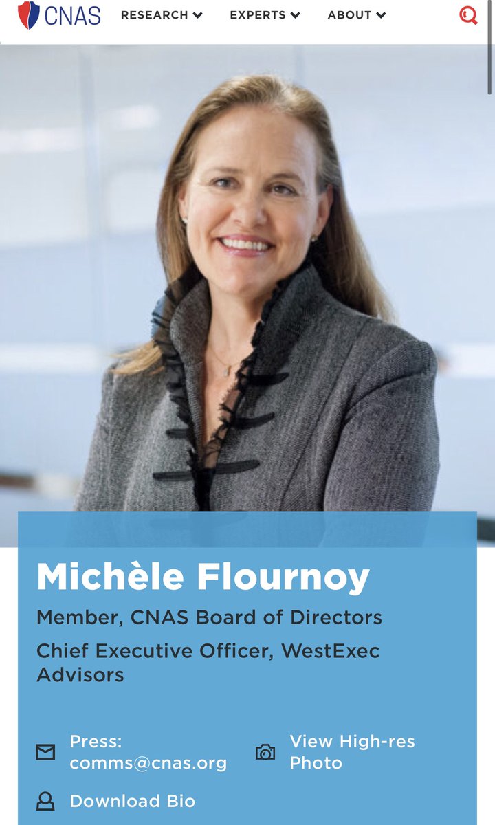 الي جانب وجود فريق كبير داخل مجتمع خبراء الامن القومي، يريد تعيين ميشيل فلورنوي كاول وزيره دفاع في تاريخ امريكا، و تجاوزها لصالح جنرال عسكري يرسل رساله مفجعه للنساء العاملات في مجال الامن القومي.