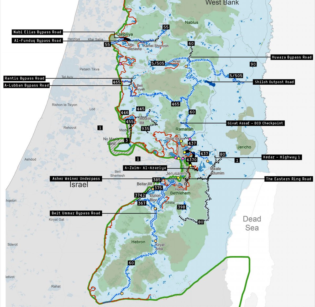 9/9 The map below shows our future -- a future that entrenches occupation and continues to squeeze Palestinians into shrinking and isolated enclaves. Intervention on this issue is necessary if we are to work towards an end to apartheid and a reality of equality in this land. END