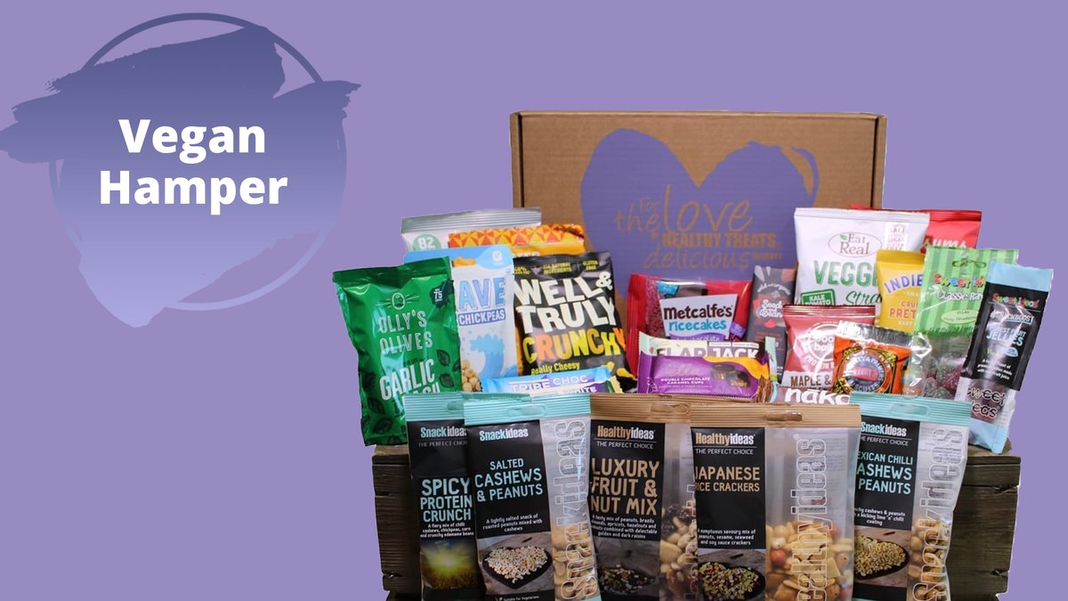 Deliciousideas_'s tweet photo. Our Vegan Hamper includes treats from @boost_ball @EatRealSnacks  @_wellandtruly @nakd @ollysollys @GregRetrocorn @seedandbean  @MetcalfesSnacks @IndieBaySnacks @Bravefoods, @the_tribe_way  @DeliciouslyElla @nativesnacks #Snackboost, HealthyIdeas &amp; SnackIdeas https://t.co/5gjxmKuAd5