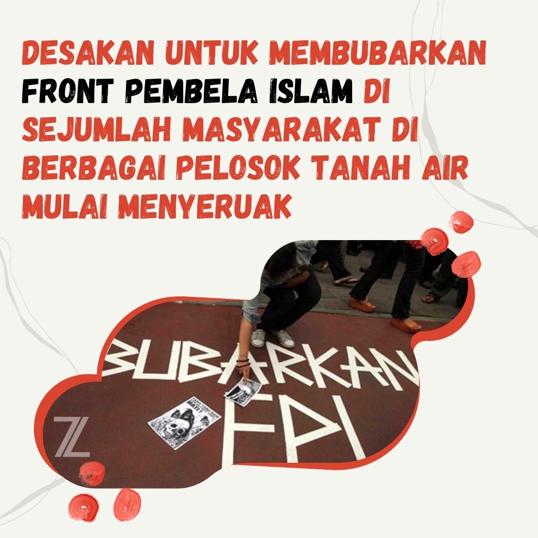 Diindonesia setiap perbedaan dihargai,Ormas yg menganggu ketertiban dan keamanan negara hrs segera dibubarkan dan Ormas penganut Isis tak boleh tumbuh subur ditanah air kita
#BubarkanFPI