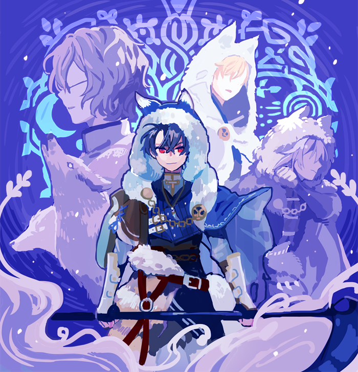 誇り高き狩人のバラッド 明太子のイラスト