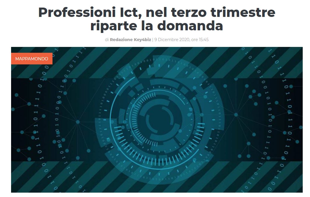 anitecassinform's tweet photo. #ProfessioniIct, nel terzo trimestre riparte la domanda @Key4biz 👉 https://t.co/w5CaLAy1ln https://t.co/EYFfJdB6kf