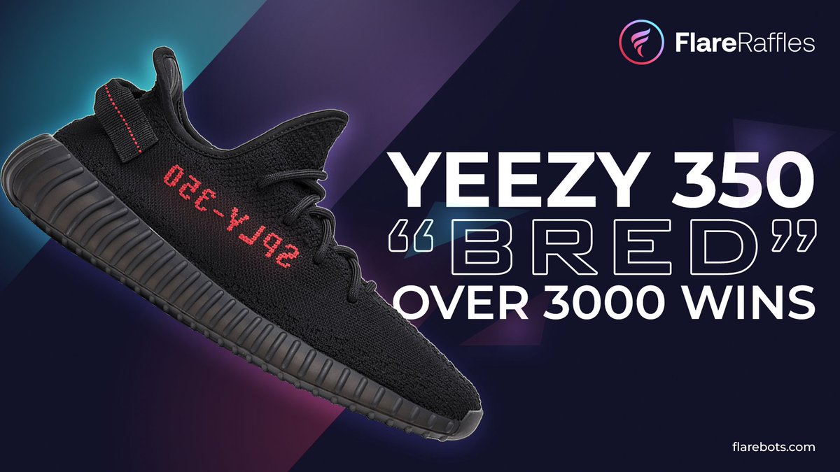 Yeezy 350 V2 BRED ✅ OVER 3000+ WINS 🔥

FlareRaffles users cooked tons of pairs with our modules, we feasted this release and are happy to see how much profit our users could make with these!💰💸

WE WANTED TO GIVEAWAY ONE FLARERAFFLES LIFETIME!
Just RETWEET + FOLLOW US⚡️

Gl!🤞
