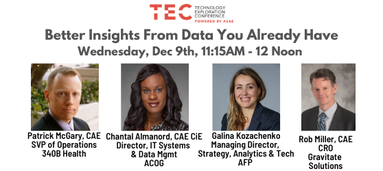 This morning at ASAE TEC: "Marketing Campaign Measurement – Better Insights From Data You Already Have" - four member-industry analytics heavyweights discuss 2020 successes - more information here: hubs.ly/H0ChpRc0 <a href="/TECbyASAE/">TEC – Technology Exploration Conference</a> #assnchat #assnprofs #assntech