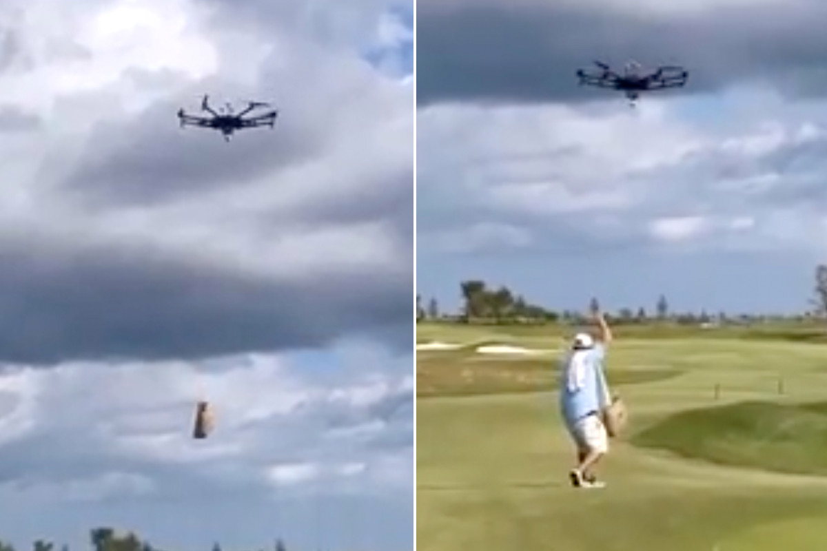 Michael Jordan's golf course has a beer delivery drone