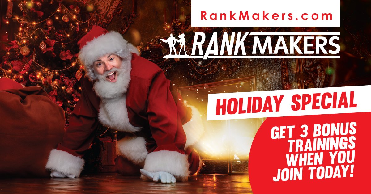 rayhigdon's tweet photo. 🎁🎅🎁 Rank Makers is OPEN! 🎁🎅🎁
3 NEW Bonuses ($345 Value) when joining TODAY
Unwrap Your Bonuses Here >> https://t.co/IW1u7D8fX9 https://t.co/nkTU42ICte