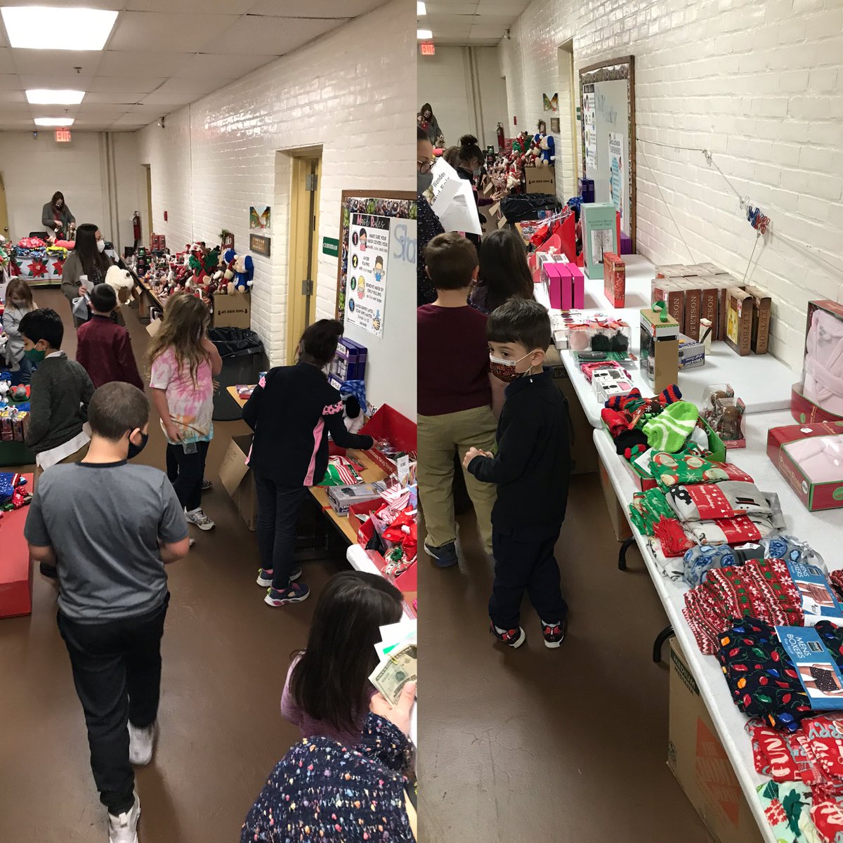 Students get a chance to shop for friends and loved ones, showing their kindness! #tuttleholidayshop