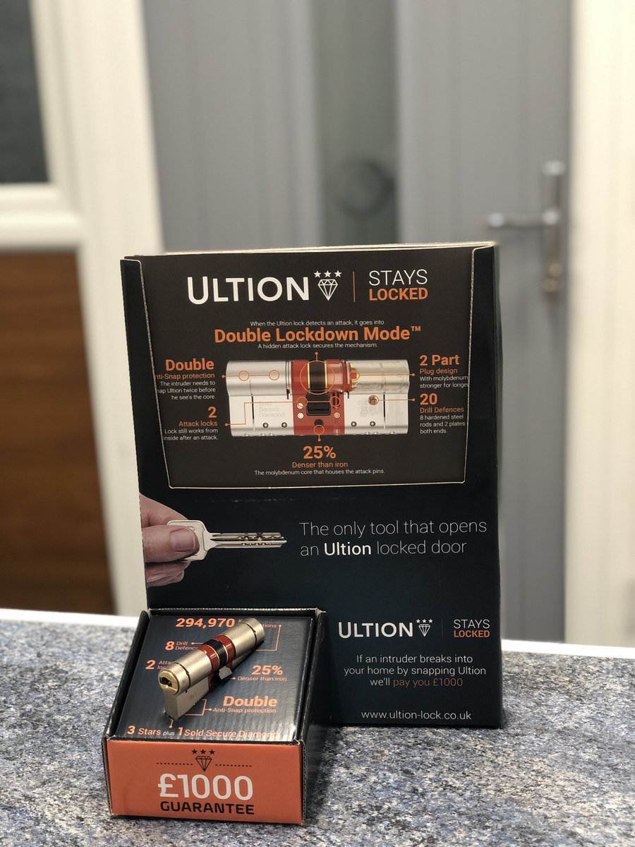 DoorsYou's tweet photo. Loving our new @UltionLock Stand! Showing our customers what a proper cylinder looks like and does! Why go cheap! Cheap only results in easy access to your property!
#ultion #ultioncylinder #ultion3star #ultionwxm https://t.co/JqJzcakcrG