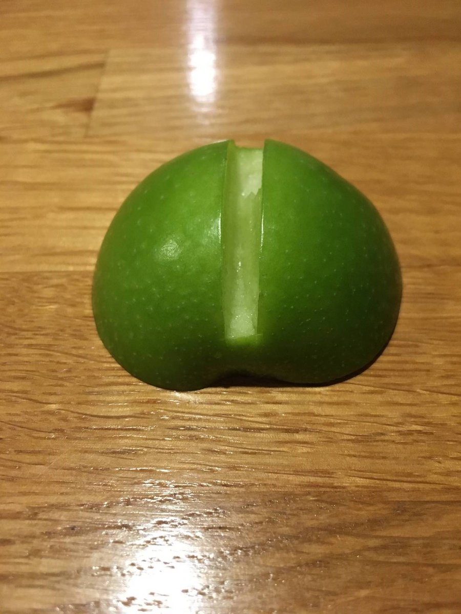 DesignEngLVC's tweet image. Some brilliant 'modelling' home learning from one of our students........plus a creative and resourceful use of an apple as the modelling material!