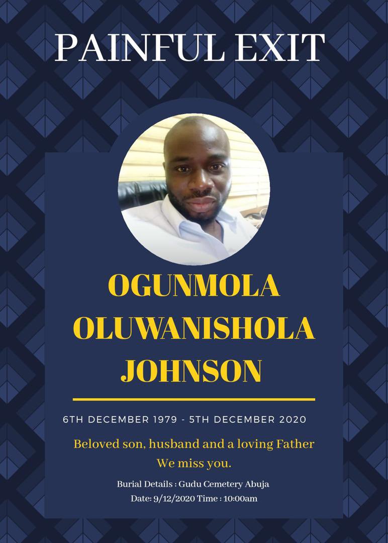 lomosoph12's tweet photo. #AbujaTwitterCommunity 
Please can we trend #RestInPowerShola for only today as Oluwanishola Johnson is laid to rest today?

All you need to do is copy and paste this tweet. https://t.co/josK4rGRhp https://t.co/zZSxgNJl3P