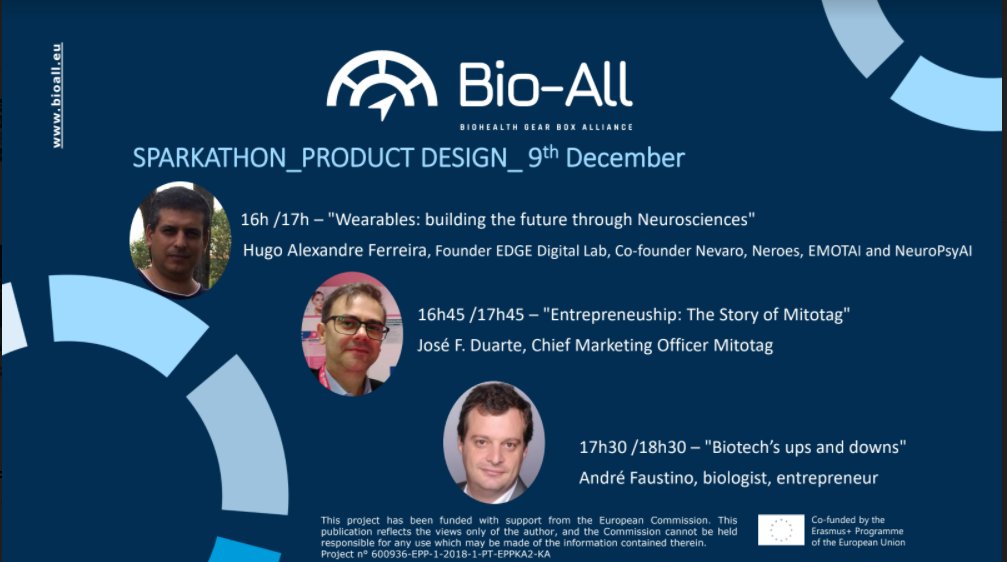 MitoTag's tweet image. At 16h45m our CMO will participate in the Sparkathon Product Design event presenting "Entrepreneurship - The story of Mitotag" lnkd.in/dCwe77P
#StartupLife #biotech #science  #entrepreneurship #mitochondria #mitochondrialhealth #antioxidants #cosmetics #humanHealth