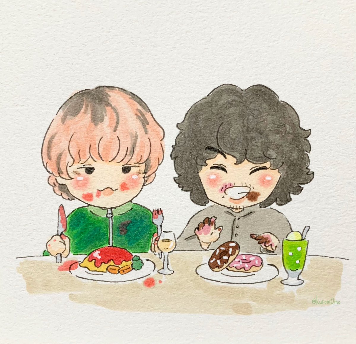 「血みどろの代わりに。

#菅田将暉 #Fukase 」|kuromomoのイラスト