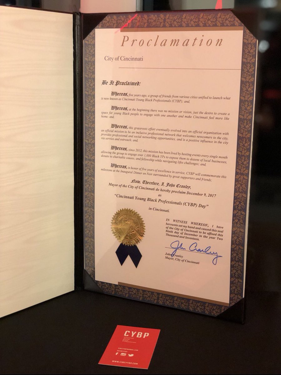 WarrenLeSell's tweet photo. It’s @cincyybp Day in Cincinnati! The support from our community, partners, and sponsors over the years has been unbelievable. To the former, current, and future leadership and community, thank you for sticking to the mission 🙏🏾.
#CYBP #CYBPDay https://t.co/PKZKwnkfyQ