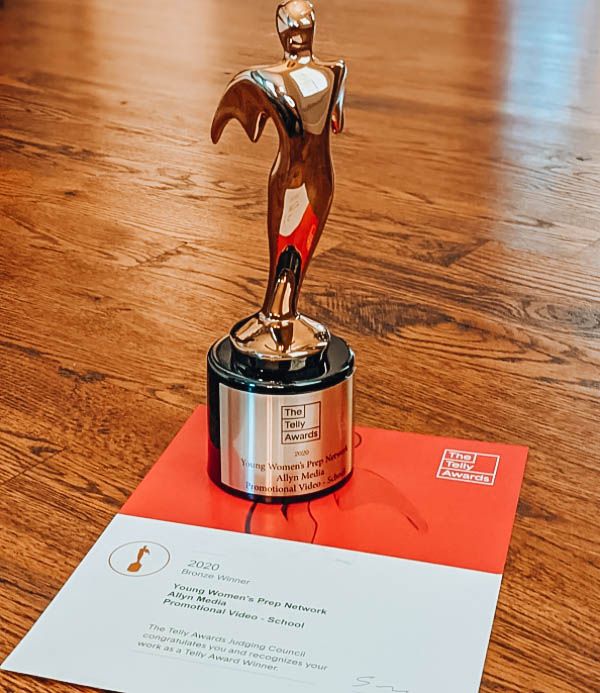 Allyn_Media's tweet image. Allyn Media is celebrating a #TellyAward for the video we produced for Young Women&apos;s Preparatory Network! The video tells the story of the organization&apos;s mission and appeals to donors.