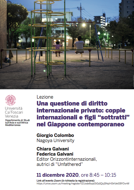 OI_journal's tweet photo. Venerdì 11 dicembre saremo ospiti insieme al professor Colombo della lezione di @Ondariva (università @CaFoscari).
Parleremo di figli contesi” in #Giappone e del progetto "Unfathered" realizzato insieme a @m_panzetti.
Maggiori info👉https://t.co/JwjMTnXabw https://t.co/5OIVnsOBOa