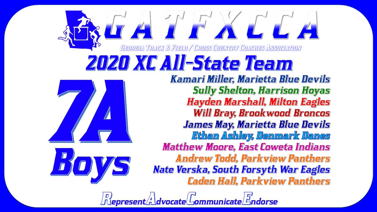 GATFXCCA's tweet photo. Congratulations to the following gentlemen for being named to the 7A XC All-State Team! https://t.co/DxxYOqzlOt