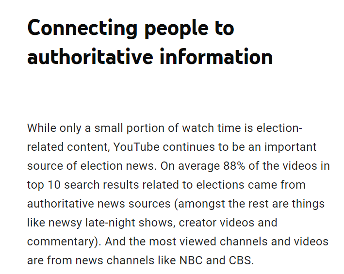 JackPosobiec's tweet image. BREAKING: YouTube announces they will remove videos critical of the 2020 election, will promote corporate content only