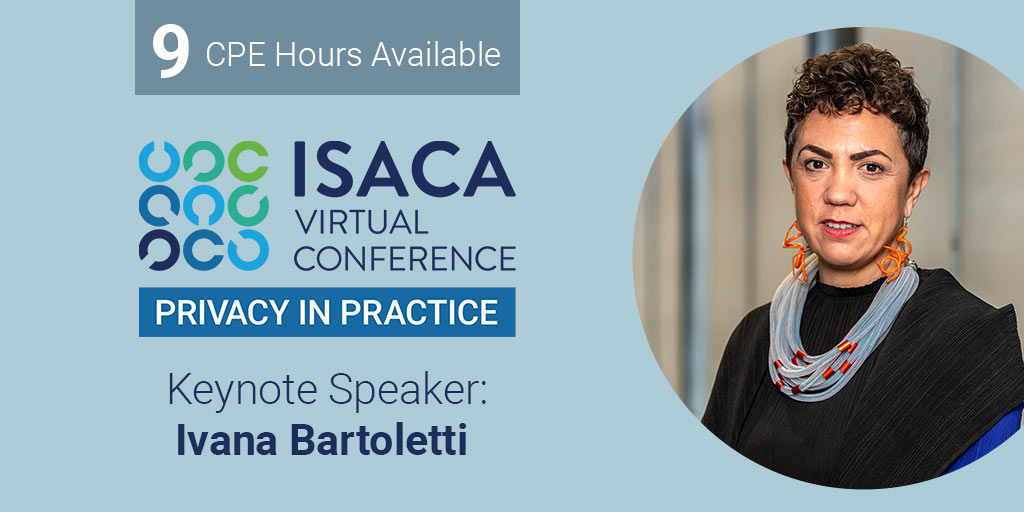 ESCOUTE1's tweet photo. Ivana Bartoletti, keynote for ISACA's #PrivacyinPractice on 8 Dec, is concerned that many orgs "do not fully embrace the complexity of #AI and the consequences it brings." Read more: https://t.co/Crx2qvGux3 https://t.co/U4IdUlm845