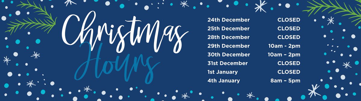 dtrmedical's tweet photo. With our commitment to service in mind, we are open for two days between Christmas and the New Year, Tuesday 29th December and Wednesday 30th December.
This enables us to meet any emergency requests that you may have at this time. #Christmas #NewYear #OpeningDates https://t.co/mJ9zB2lEKo