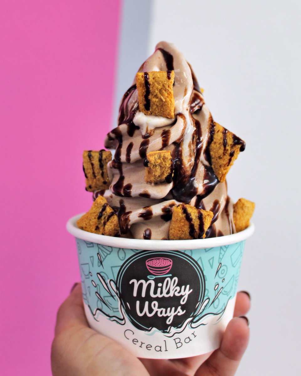 milkywaysmiami's tweet photo. This Krave Chocolate Milky Cup is to die for!☠️😋

The perfect amount of chocolate in every bite will leave you craving more.🍫
Don't believe us, try one yourself! 🍨🥄

//#MilkyWaysCerealBar https://t.co/rW95YhT1EJ