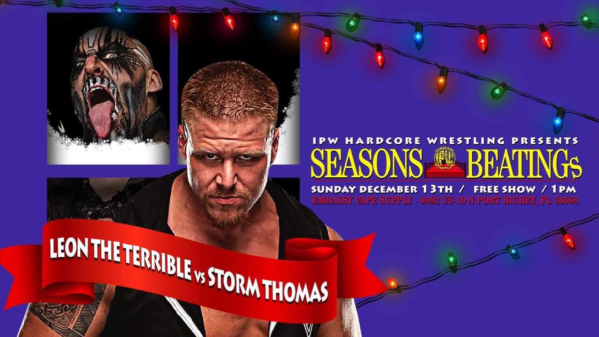 StormThomas50's tweet photo. This Sunday. Free Show. 1pm
What else do you need to know?
@HardcoreIpw
#ipwhardcorewrestling #ipw #ipwhardcore #professionalwrestling #independentwrestling #prowrestling #indywrestling #stormthomas #pro #athlete #talent #badass #asskicker #wrestler #wrestling #leontheterrible https://t.co/T69RENPRR1