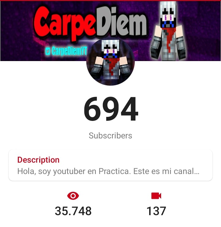 Si llegamos a los 700 subo vídeo y si llegamos a los 1000 vuelvo a twitch