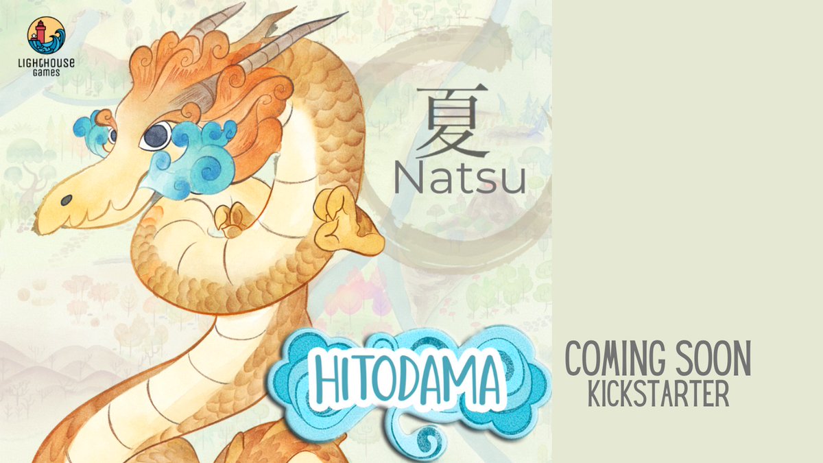 Lighthousegms's tweet photo. Coming soon to Kickstarter. The revelation of the next guardian of the seasons -Natsu, the mighty dragon. Take care of nature with Hitodama, the fantasy board game.

"With Natsu's breath, the air currents have created that feed the floors of purity and strength."

#boardgames https://t.co/IYI7AQV8uV