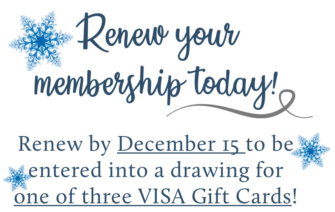 Did your NYS AHPERD membership lapse?  Will your membership expire soon?  Renew by December 15 to be entered into our drawing for one of three VISA Gift Cards ($100, $200 &amp; $300)! 🤩  Renew today by calling 📱 315-823-1015 or by visiting us online at nysahperd.org.💻