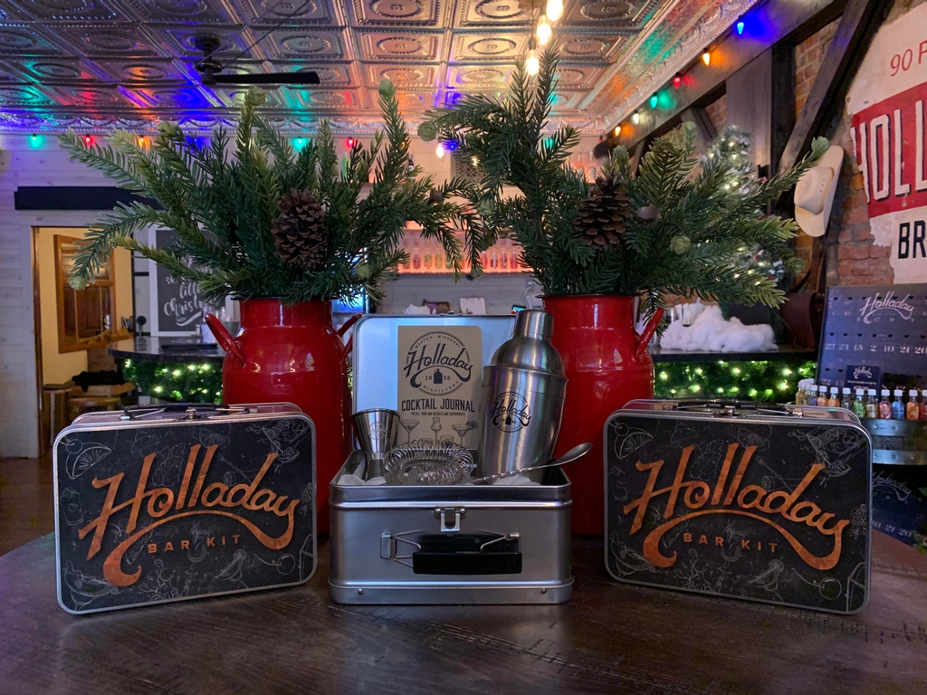 Cool gift alert! Holladay Bar Kits are available at McCormick on  Main. 🎅