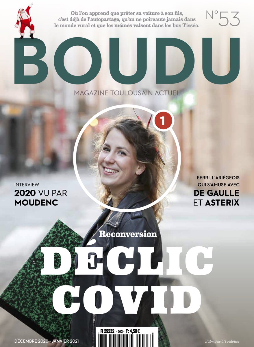 Le #Boudu de #Noël sorti ce matin offre ce dont l'année 2020 a le plus manqué : histoires vraies, espoir et sourires francs.
Bonne lecture, et joyeux Noël!
Acheter un n° papier: shorturl.at/foDKQ
Acheter le Pdf: shorturl.at/foDKQ
Abonno cadeau: shorturl.at/iEMY6