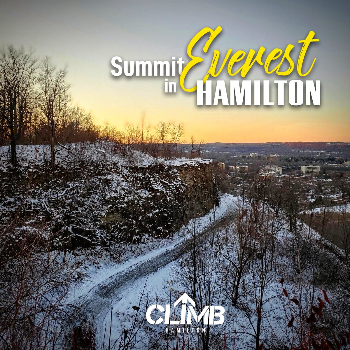 CLIMBHamilton's tweet image. Just a few more meters around that bend &amp;amp; you've made it to the top.  

...then go back down and do it 3 more times to have officially made the summit of #EverestInHamont, contributing to great community causes.

No problem, you've got this.
Climbhamilton.com
#hamont