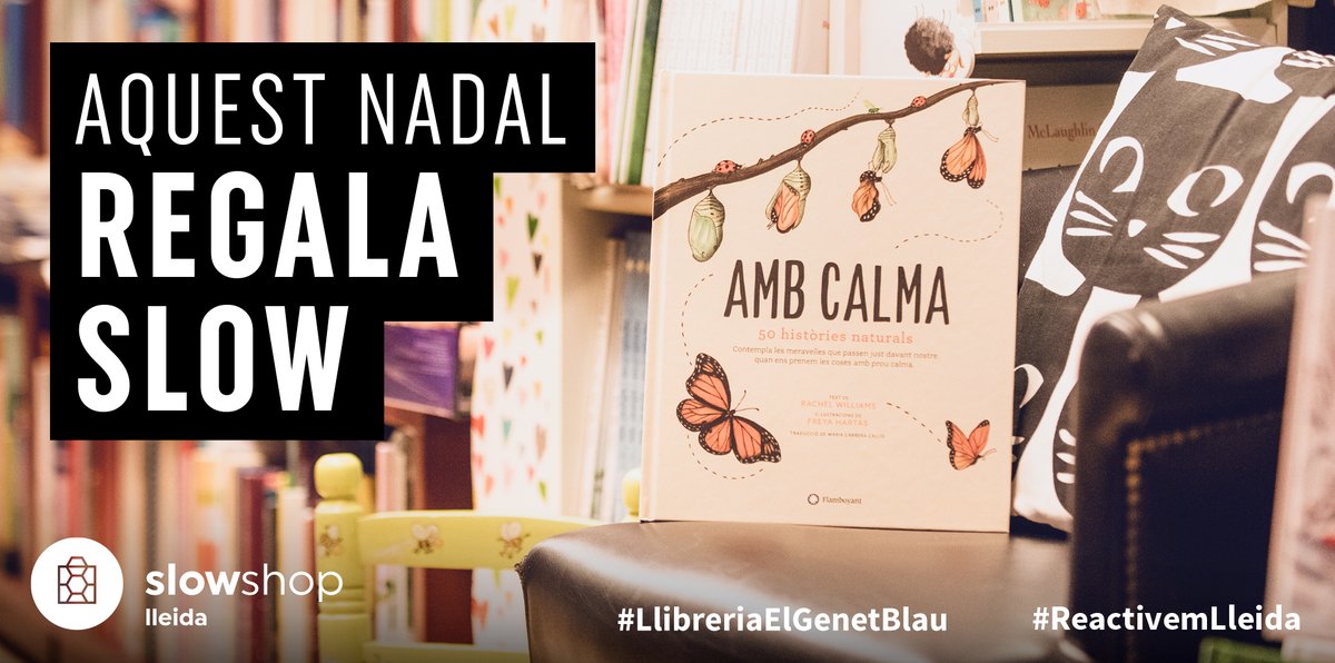 slowshoplleida's tweet photo. La @llibreriaelgenetblau ✨ és una llibreria especialitzada en literatura infantil, juvenil i àlbums il·lustrats regentada per la Mertxe 🙋♀️ Els seus valors? La potenciació de la lectura i la imaginació.
🏠 Avinguda Blondel, 62 bxs.
📞 973 275 207
Aquest Nadal 🎄, #RegalaSlow 🤎 https://t.co/fdJiNbrGOc