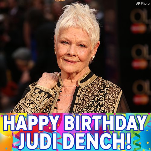 Happy birthday, Dame Judi Dench! The British actress turns 86 today   