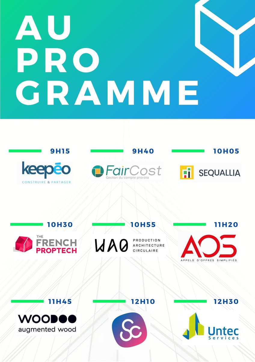 leCNDB's tweet photo. RDV le jeudi 17 décembre de 9h à 14h pour #LightUpStartUp 2, un format interactif et #digital sur la thématique : #innovation et numérique.
➡️ Au programme, 9 start up innovantes dans l’univers de la #construction à découvrir !
Résa 👉https://t.co/PJU8eeH17U
#constructionbois https://t.co/lakxheETO9