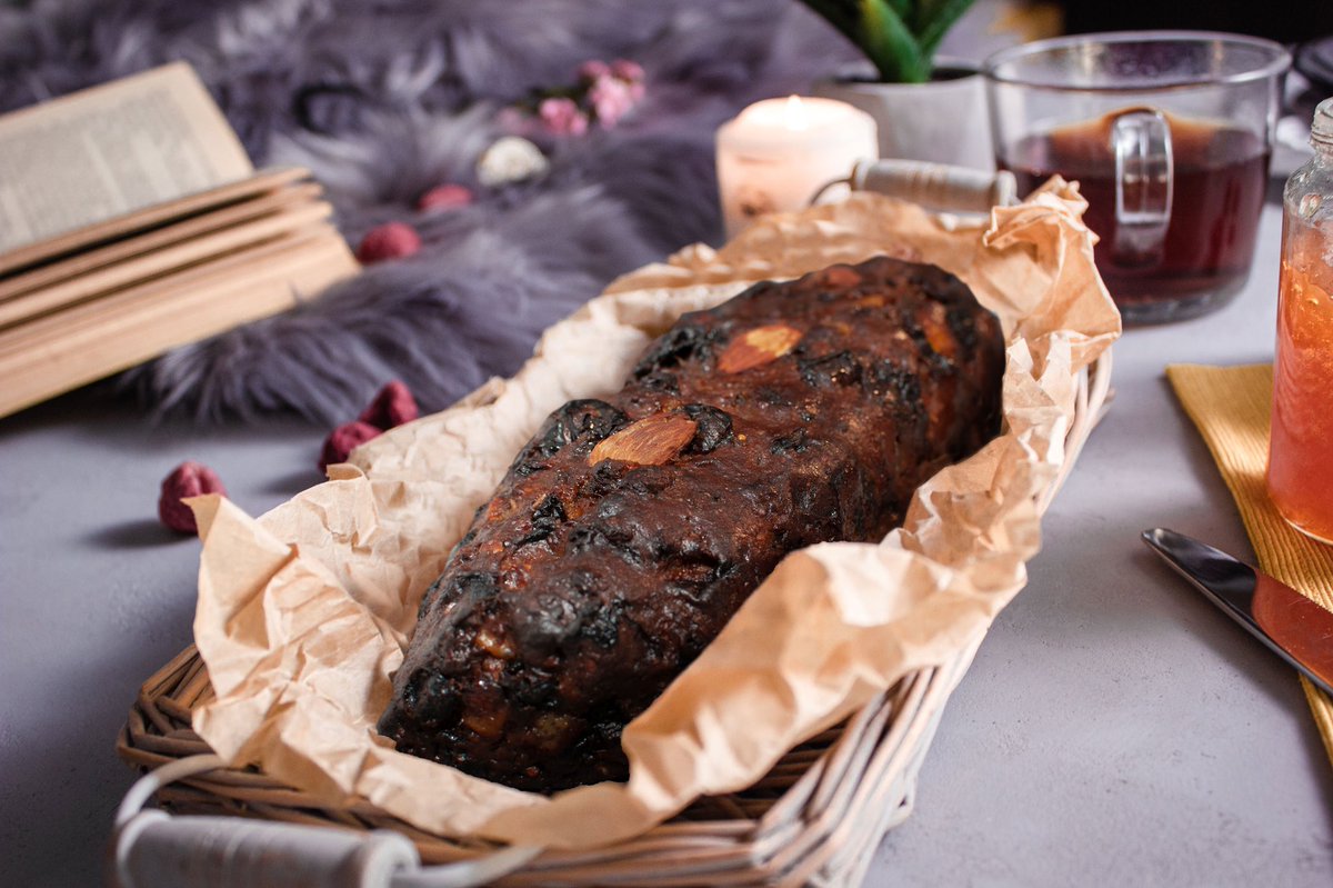 sticklings's tweet photo. Our Spelt Fruit &amp; Nut Cake, made with organic, locally grown, whole spelt grain, abundance of fruits and a touch of honey. We bake them fresh all year. #SpeltGrain #FruitCake #almonds #honey https://t.co/2DHcGjlE7M