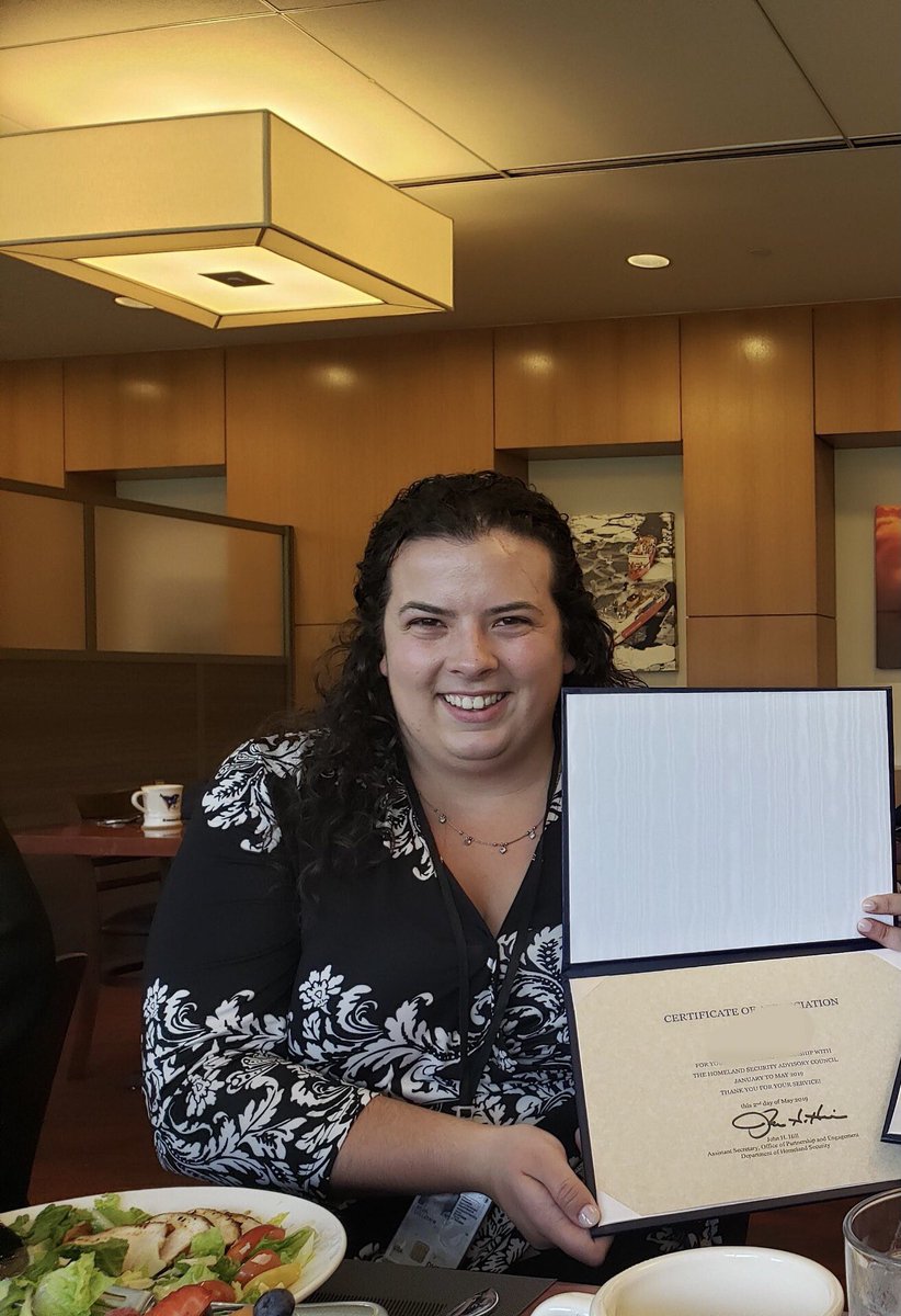 Karinda313's tweet photo. From unpaid intern to mentee, now full-time career employee. Welcome to @DHSgov #TeamOPE Intergovernmental Affairs Colleen!!!! 💙💙💙💙 https://t.co/Y5E5J8kcTA