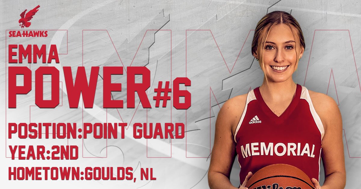 Meet the Hawk: Emma Power

Program of study: Nursing

Fav pregame meal: Chicken&amp;Rice 

Favourite 📚: Clinical Nursing Skills and Techniques 

Favourite 📺 show: One 🌲 Hill 

Favourite Hobby: Sleep/study/hang out with family and friends. 

#WeAreInThisTogether #PandemicYear 🦅🏀