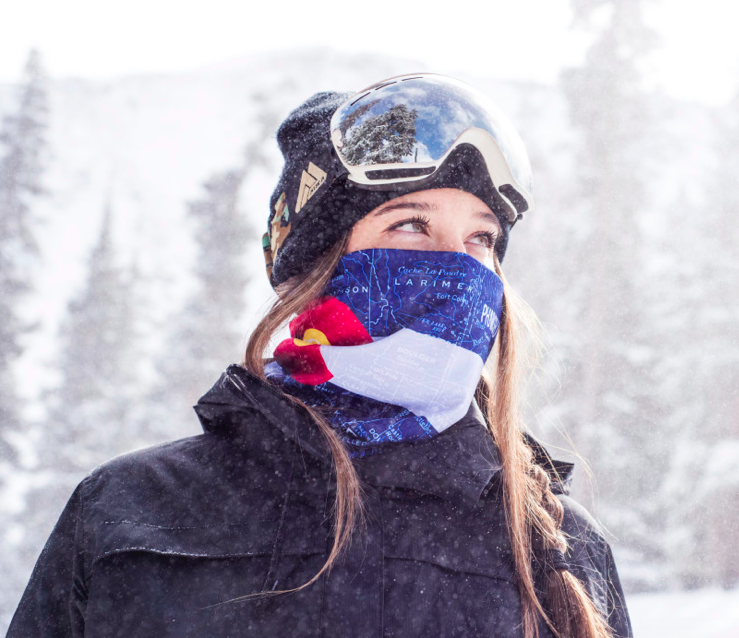 This week’s #ShopLocalColorado feature is <a href="/phunkshunwear/">Phunqouette</a>. ⛰️🎁 They’re a CO manufacturer of sustainable outdoor gear thats offer  face masks to keep you warm and sell personal hygiene masks. Choose one of their designs or get a custom order by visiting phunkshunwear.com.