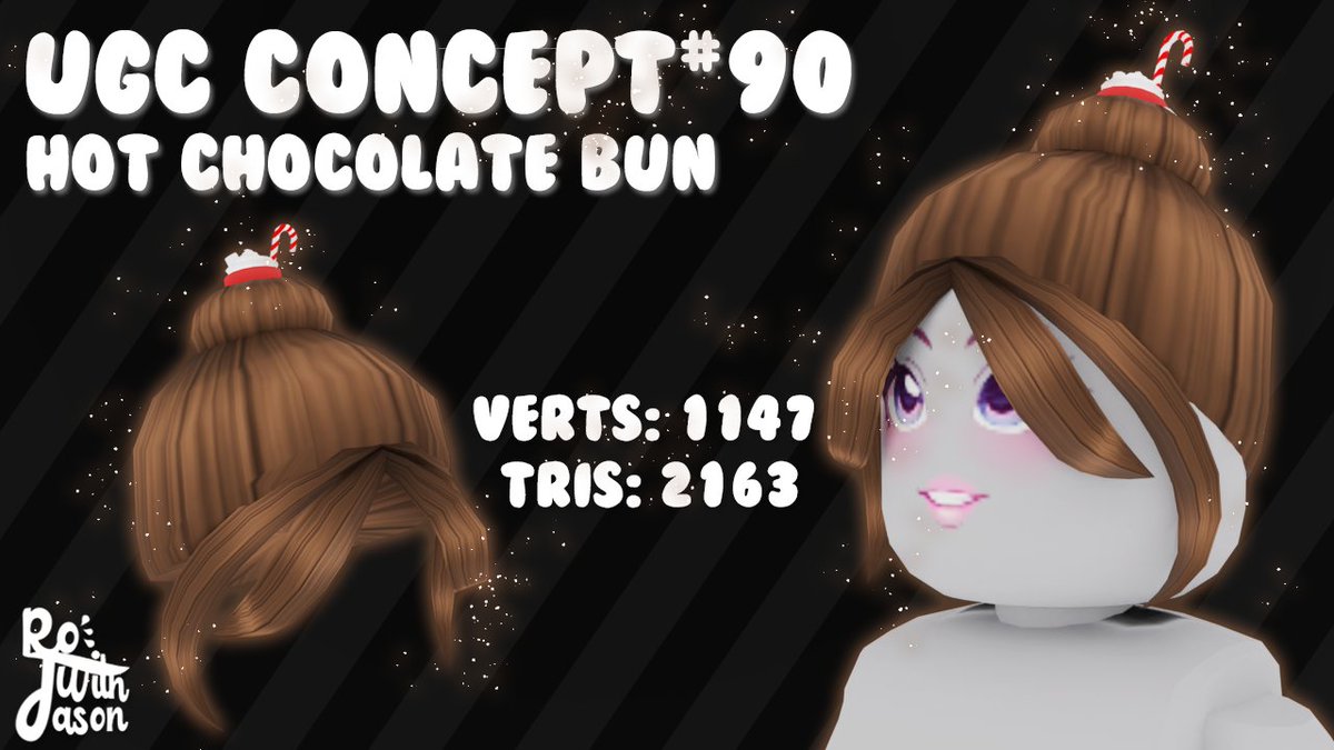 RoWithJason1's tweet photo. UGC Concept#90
Hot Chocolate Bun☕
@Roblox @robloxdevrel
#UGCConcept #RobloxUGC #Roblox #RobloxDev #RWJforUGC
HeyHey I'm back!!!💖
so I won't update new UGC Concept everyday but maybe one UGC Concept 2 till 4 days💖😊
Thank you to:
Face:
@.Mugalo_
Retweet are appreciated ❤ https://t.co/LsU8ddWBtl
