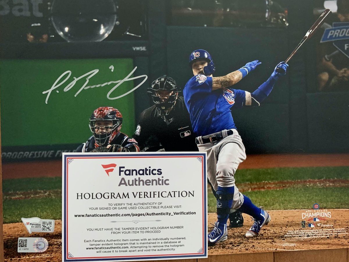 SwagBattleLLC's tweet photo. @SwagBattleLLC and @CubsZone teamed up to bring you this @javy23baez #signed 8x10 photo. COA shown! #retweet and follow both @SwagBattleLLC AND @CubsZone to qualify! If @javy23baez retweets I'll give away a jersey to a retweeter! #FANATICS #fanaticsauthentic #Cubs #ElMago #DFS https://t.co/DxWRM90My6
