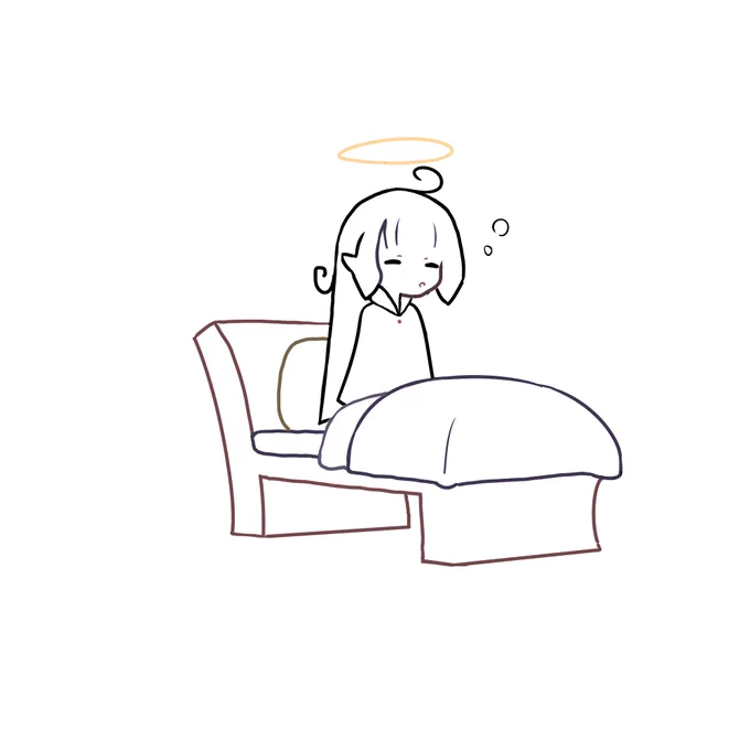 寝起きイナ
#いなート 
#inART 