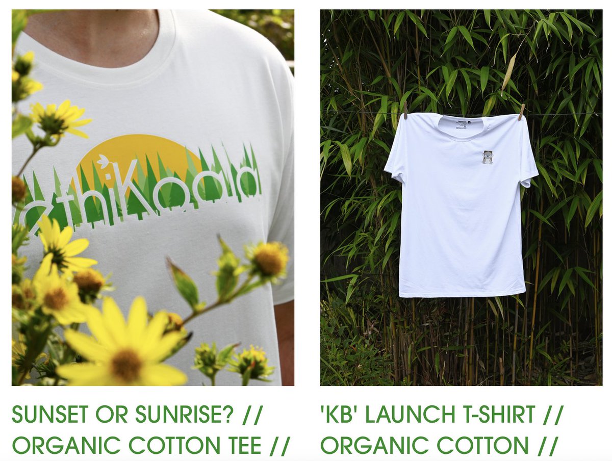 Grab one of our launch tees … they are soft … organic cotton … and make superb gifts for Christmas 🐨 ethikoala.com